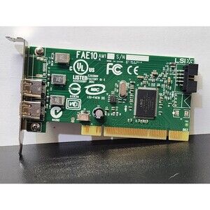 Dell H924H Dual Port IEEE-1394 PCI FireWire Controller Card 0H924H Works
